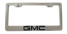 3d Gmc Stainless Steel Chrome Finished License Plate Frame Rust Free
