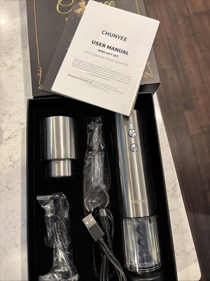 Electric Wine Bottle Opener- C004CBST5R 5 in 1