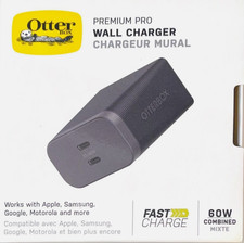 OtterBox Premium Pro USB C 60W Dual Fast Charger-Black