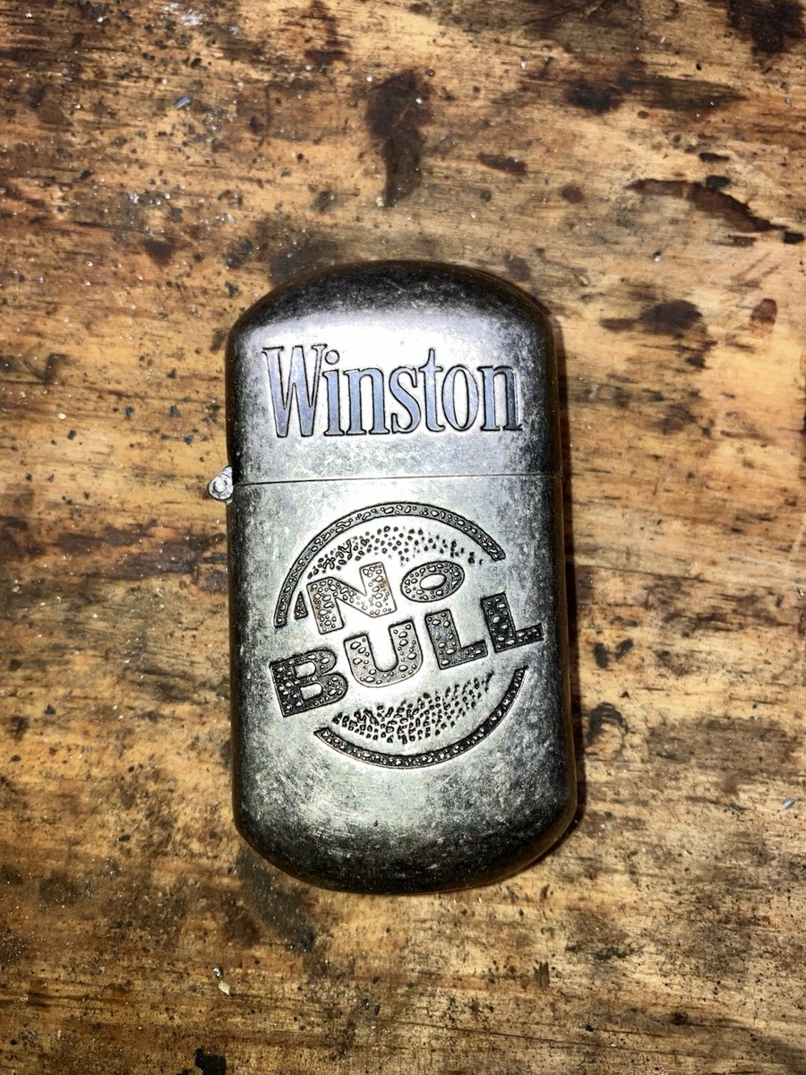 old winston cigarette lighter Vintage Select Red Eagle Industrial Artifacts Vintage Winston Zenith Lighter. -
