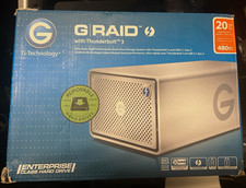 G-Technology G-RAID Thunderbolt 3 20TB Dual-Drive 7200RPM HDD Silver