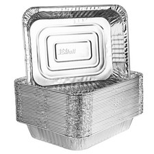 Disposable 9 x 13 Aluminum Foil Pans Half Size Deep Steam Table Bakeware - Co...