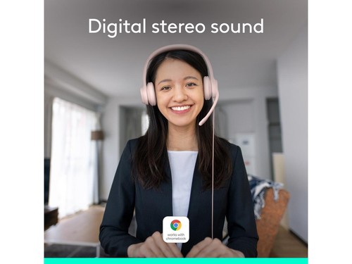 Logitech H390 Wired Headset for PC/Laptop, Stereo Headphones with Noise - 第 2/5 張圖片
