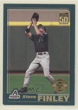 2001 Topps Home Team Advantage Steve Finley #511 00ah