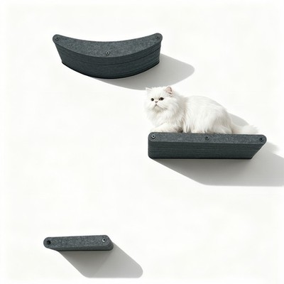 Cat Wall Shelves Wall Mounted Furniture Pet Climbing Wall for Cats Rest & Play