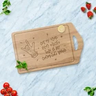 Cut My Food Into Pieces Wooden Chopping Board Funny Kitchen Gift