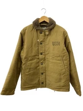 Buzz Rickson's N-1 Demotex-ed Deck Jacket, Size 40, Cotton, KHK, BR12032