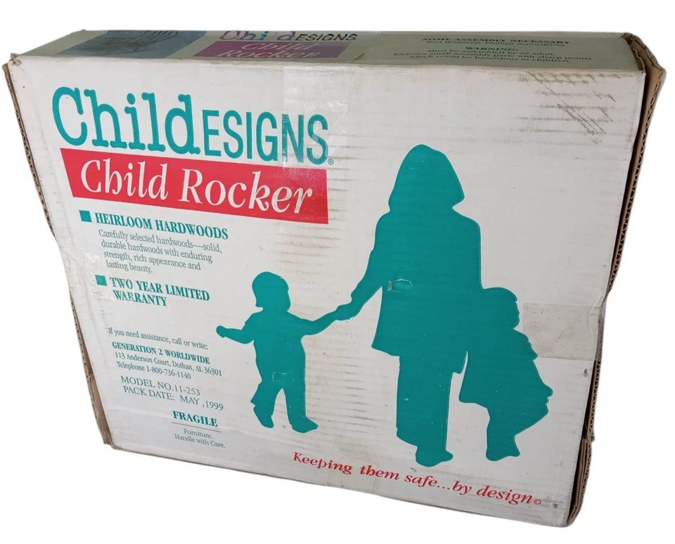 Mecedora mecedora para niños Jenny Lind de madera dura de arce de colección CHILDESIGNS Foto 2 de 3