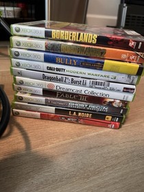 Microsoft Xbox 360 S 250gb HDD With 10 Games