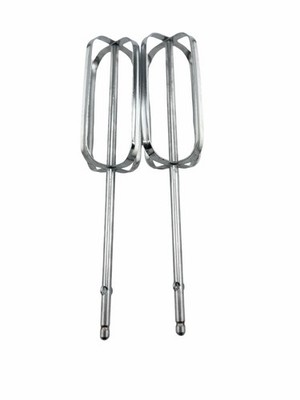 Set of 2 Hand Mixer Beaters Attachments Stainless Steel Replacement Blades