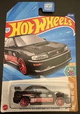 Hot Wheels 2025 HW: ‘70s vs. 90s 10/10 Black '98 Subaru Impreza 22B STi-Version