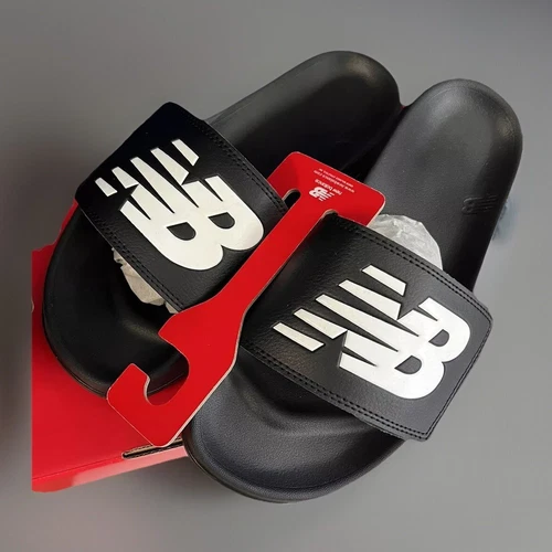 Nuovo Con Etichette New Balance Youth 6 Bianco e Nero Regolabile