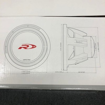 Alpine SWR-1522D 1-Way 15in. Car Subwoofer for sale online | eBay