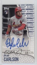 2021 Topps Rip Mini /25 Dylan Carlson #RIPAU-DCA Auto 0t2
