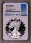 2020-W Silver Eagle Congratulations Set NGC PF69 Ultra Cameo FDOI ***RARE***