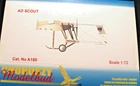 RAF "AD Scout" the "Sparrow" BIZZARE WW I British Fighter Chorozy Resin 1/72