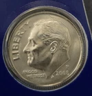 2008-P Roosevelt Uncirculated Dime in Original Mint Cello F63