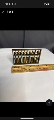 Vintage Mini Abacus, Metal Works Great!