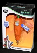 Disney Store Zootopia Recorder Carrot Pen Toy Still Sealed Very First Edition