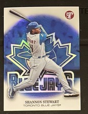 2002 Topps Pristine Refractor /149 Shannon Stewart #28 Toronto Blue Jays
