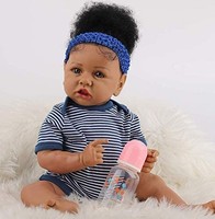 55Cm Reborn Baby Puppe Lebensecht Handgefertigt Weich Silikon-Vinyl Xmas MäDchen