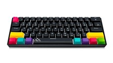 One - Hot-Swappable 60 Mechanical Keyboard with Extra Colorful Keycaps RGB L...