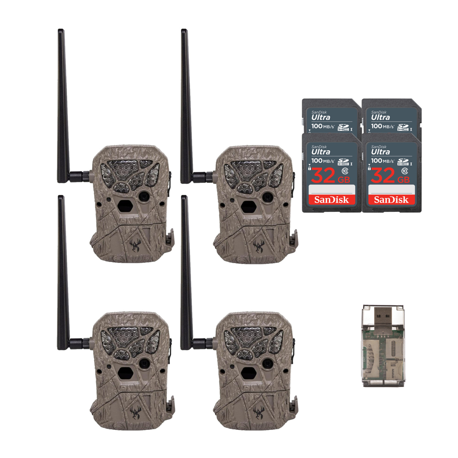Wildgame Innovations Встречает 20-мегапиксельную коричневую камеру для слежения за сотовой связью в комплекте из 4 предметов