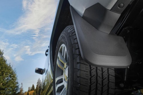 Husky Liners 15 Chevrolet Silverado 3500 HD Black Dually Rear Mud Guards - Picture 8 of 13