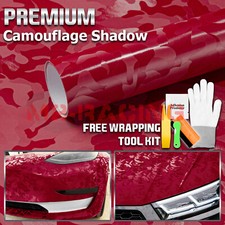 Camouflage Shadow Burgundy Camo Pattern Car Vinyl Wrap Decal Sticker Sheet Film Camouflage Shadow Burgundy Camo Pattern Car Vinyl Wrap Decal Sticker Sheet Film