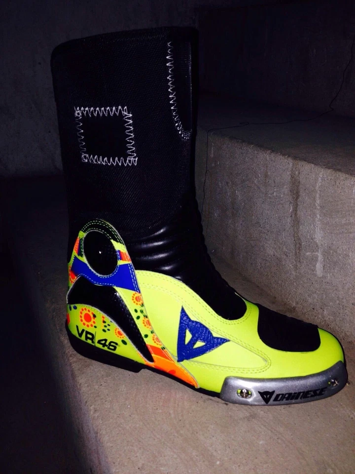 NUEVO 2025 Botas de cuero para carreras de motocicletas para hombre Botas de montar de cuero CE Foto 3 de 4