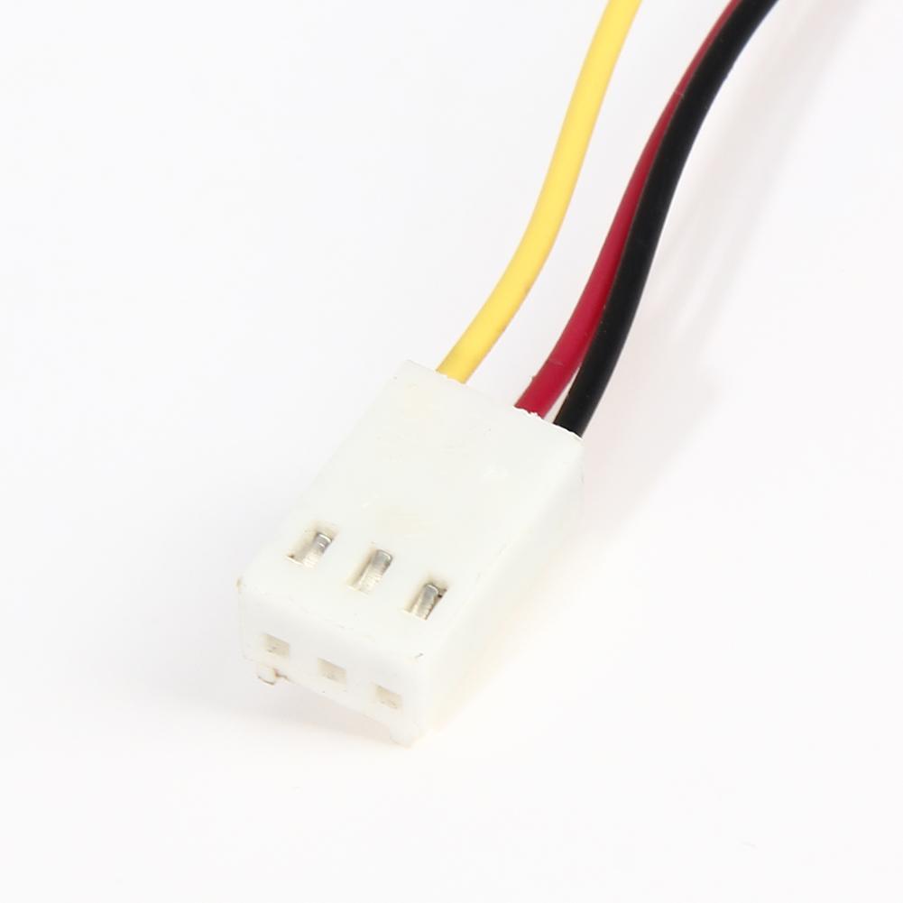 10pcs 12V 3Pin Male to 3pin Female PC Fan Power Extension Lengthen Cable eBay