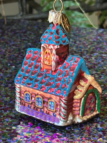 1999 Radko CANDY LAND CORNER Ornament Sugar Hill III 99-HOU-3 
