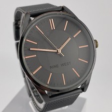 Nine West Watch Womens 34mm Case Quartz Analog Three Hands