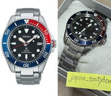 Seiko Prospex SBDJ053 Pepsi Solar Stainless Sapphire Diver Scuba 200m Watch Men