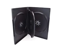 DVD Replacement Cases 4 Disc | Standard 14mm | durable, with Outer plastic