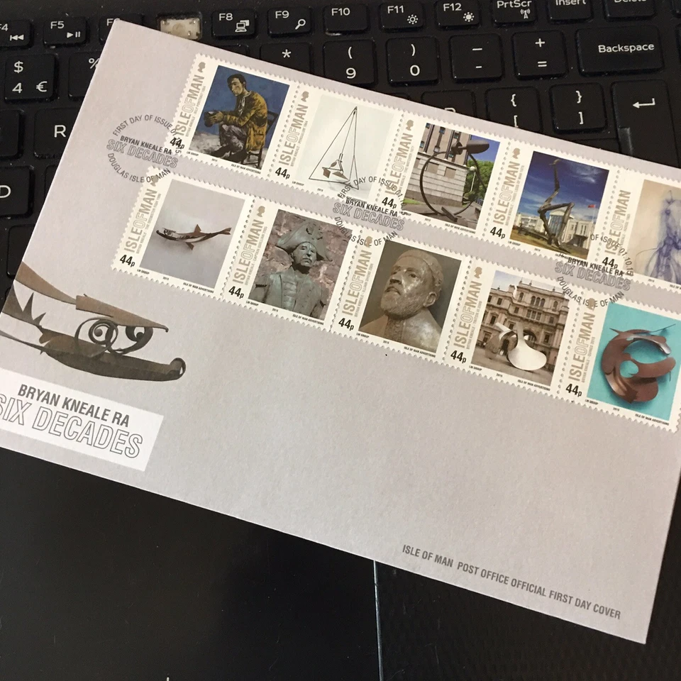 Isle of Man 2015 B.Kneale Six Decades FDC First Day Cover QUEENS HEAD MSNG HORSE — 第 2/4 张图片