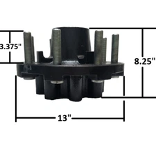 Replacement 15k Hub fits Dexter 2-Piece 008-401-05 Trailer Axle 8x275mm