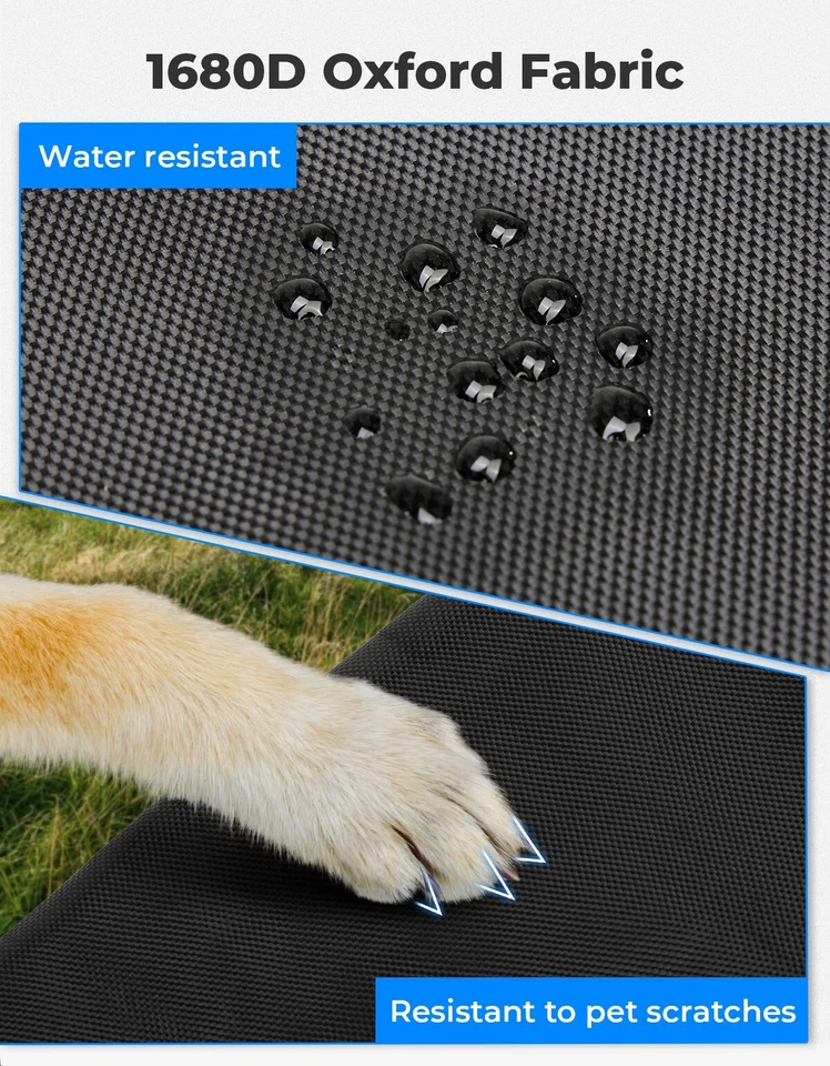 KEMIMOTO 1680D UTV Seat Covers W/ Pocket for Polaris RZR XP 1000 2014-2023 - Image 4 of 4