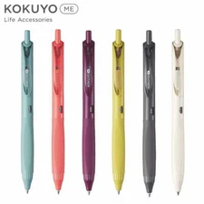  KOKUYO ME Pen Black Ink 0.5mm Style Design Lift Accessories Blue Green Grape 