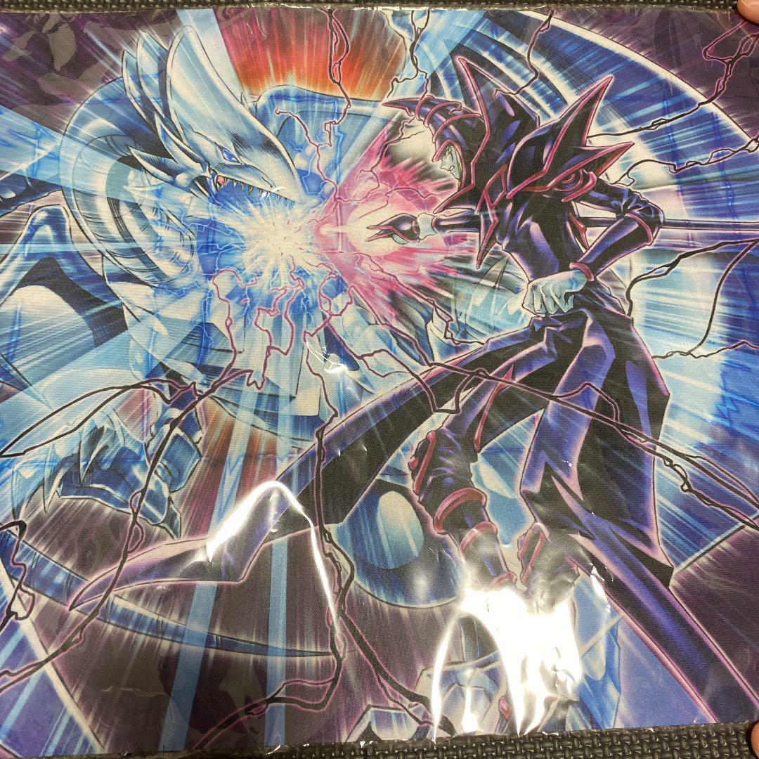 Yugioh Official Playmat Blue Eyes White Dragon Dark Magician