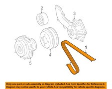 TOYOTA OEM 05-23 4Runner,Tacoma Cooling Belts Pulleys-Alternator Belt 9091602708