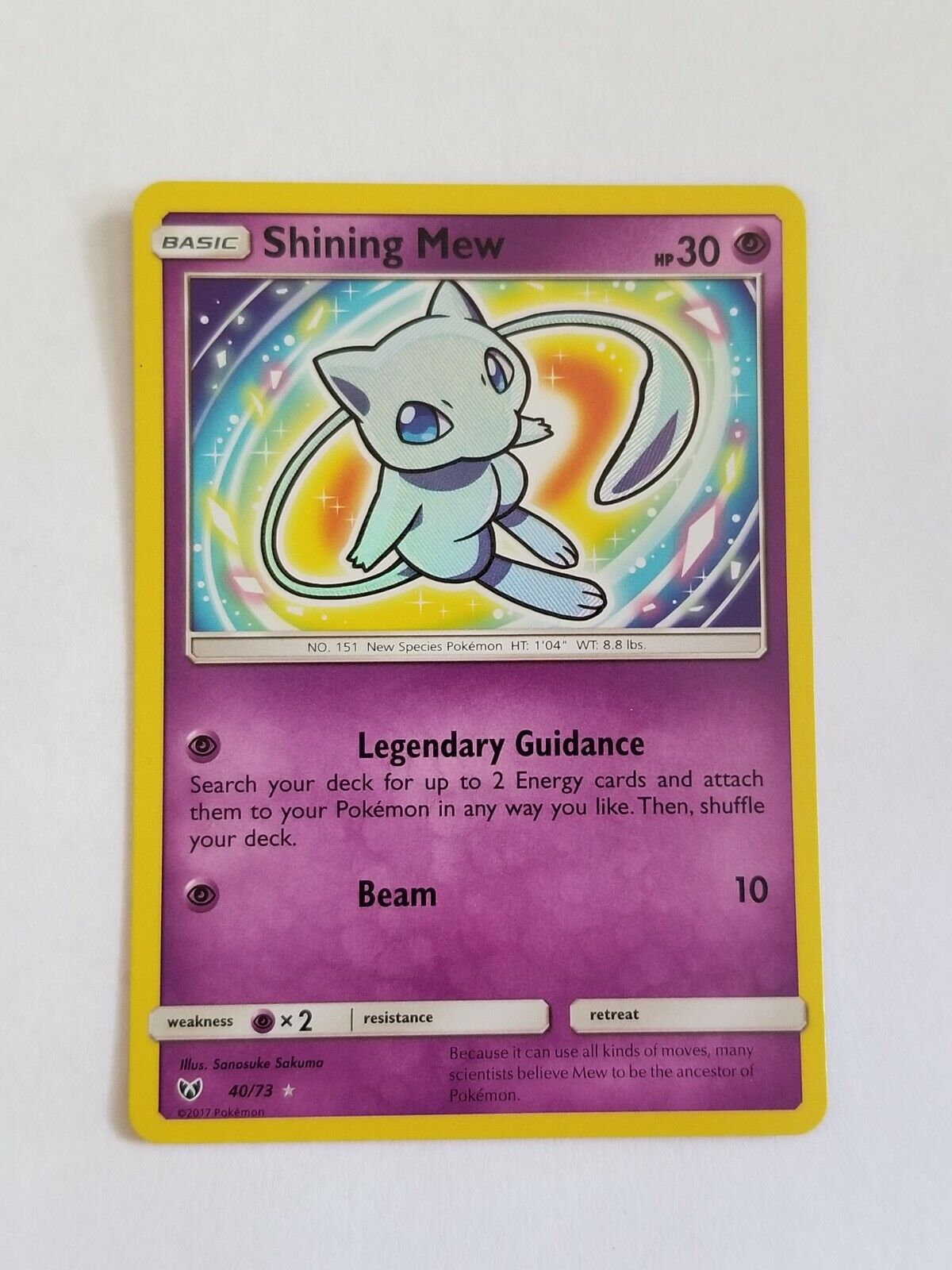 Shining Mew - Shining Legends - Pokemon