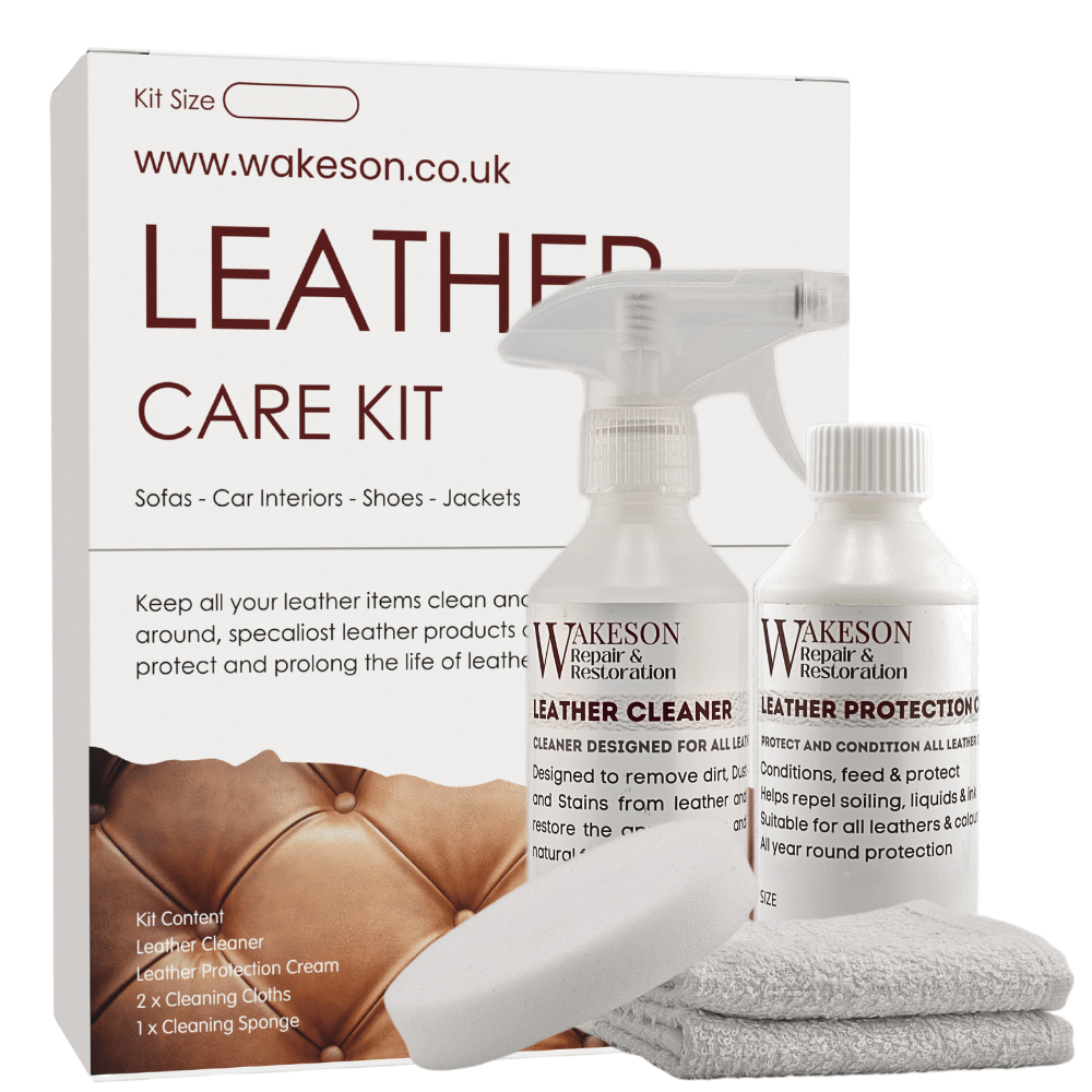 Leather Cleaner and Conditioner Care Kit, Sofa, Couch, Furniture