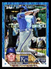 2023 Topps Series 2 Nate Eaton Blue Foil  /999 Rookie RC #557 Royals