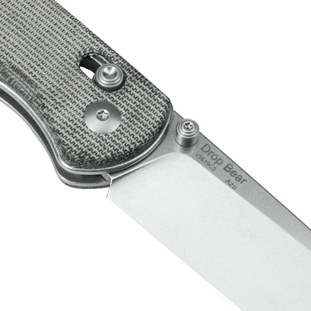 Kizer Drop Bear EDC Knife Black Micarta Handle 154CM Steel Kizer Drop Bear EDC Knife Black Micarta Handle 154CM Steel