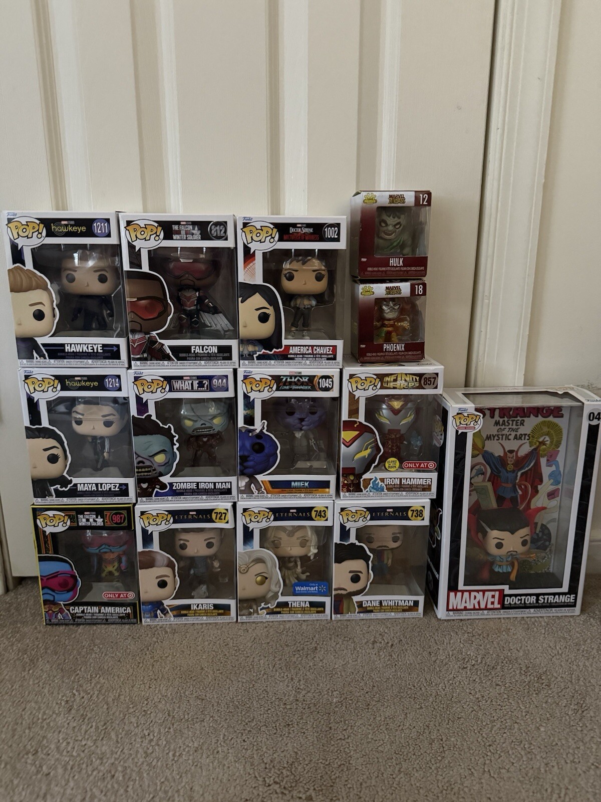 Marvel Funko Pop Collection Lot Assorted Film Collection