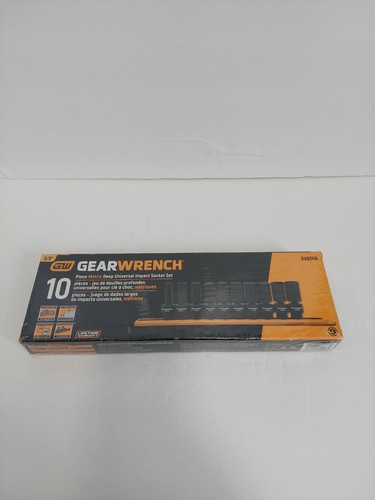 GearWrench 84924N 10 Pc. 3/8" Drive Universal Impact Metric Socket set
