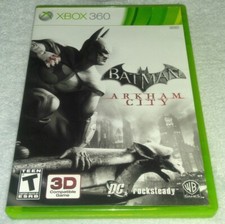 Batman: Arkham City (Microsoft Xbox 360, 2011) Complete W/ Manual