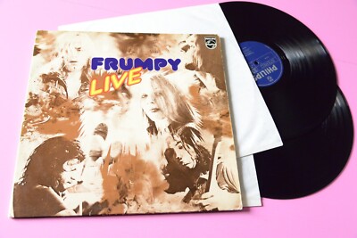 Frumpy Live 2LP Orig Germany Kraut 1973 Gatefold Laminated Cover