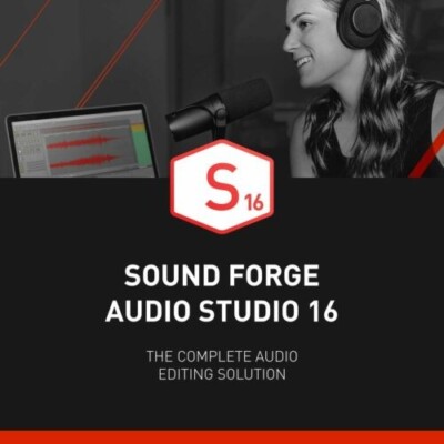 SOUND FORGE Audio Studio 16 Music Software Windows 10 [1 Lizenz | 1 Lifetime]